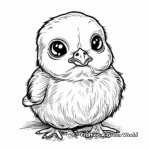 Baby Chick Coloring Pages for Easter 1