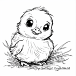 Baby Chick Coloring Pages for Easter 4