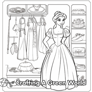 Belle Coloring Pages - Free &amp; Printable!