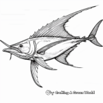 Billowing Sailfish Coloring Pages for Artists 3