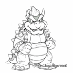 Bowser Koopa Troopa Coloring Pages 4