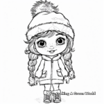 Bratz Doll Winter Fashion Coloring Pages 3