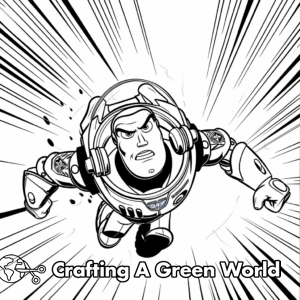 Buzz Lightyear Coloring Pages - Free &amp; Printable!