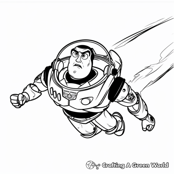 Buzz Lightyear Coloring Pages - Free &amp; Printable!