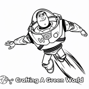 Buzz Lightyear Coloring Pages - Free &amp; Printable!