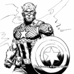 Captain America: The First Avenger Coloring Pages 1