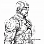 Captain America: The First Avenger Coloring Pages 3