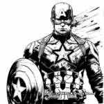 Captain America: The First Avenger Coloring Pages 4