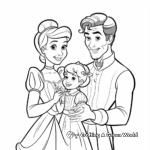 Cinderella's Stepfamily: Lady Tremaine, Anastasia, and Drizella Coloring Pages 4