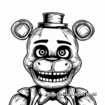 Classic Freddy Fazbear Coloring Pages 2