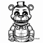 Classic Freddy Fazbear Coloring Pages 3