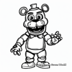 Classic Freddy Fazbear Coloring Pages 4