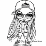 Cool Bratz Yasmin Street Style Coloring Pages 2