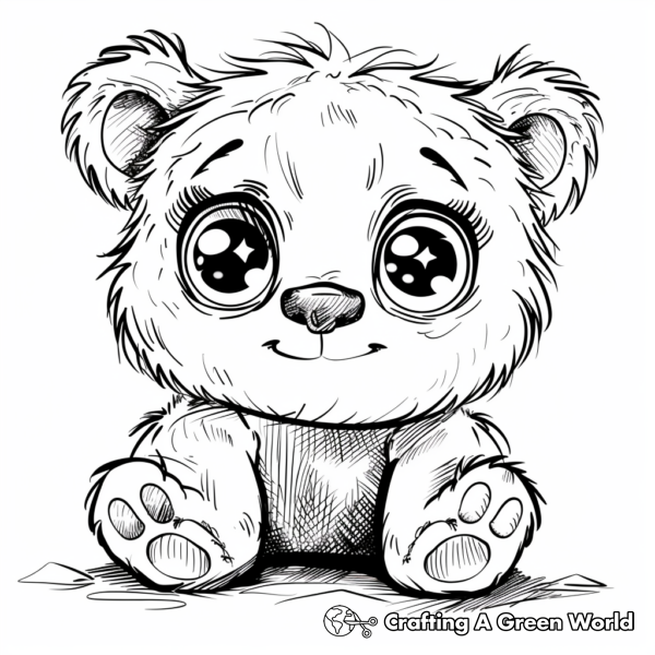 Cute Baby Huggy Wuggy Coloring Pages 1