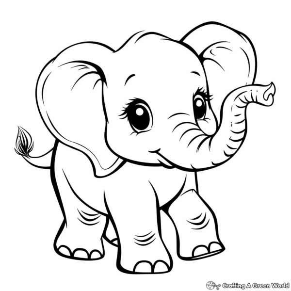 Elephant Coloring Pages - Free & Printable!