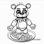 Detailed Freddy Fazbear's Pizza Coloring Pages 4