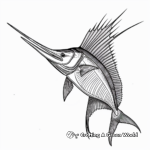 Detailed Indo-Pacific Sailfish Coloring Pages 1