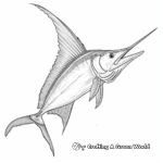 Detailed Indo-Pacific Sailfish Coloring Pages 3