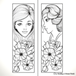 DIY Mothers Day Coloring Page Bookmarks 4