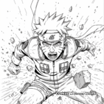 Dramatic Naruto Shippuuden Battles Coloring Pages 1