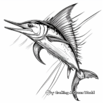 Dynamic Pacific Sailfish Coloring Pages 3
