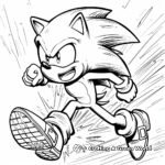 Dynamic Sonic the Hedgehog Movie Coloring Pages 2