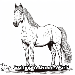 Horse Coloring Pages For Adults - Free &amp; Printable!