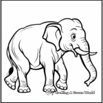Elephant Parade Coloring Pages 2