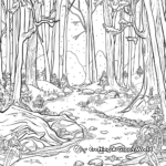 Enchanting Finds in Enchanted Forest Frozen 2 Coloring Pages 1