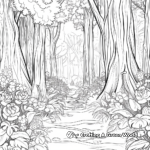 Enchanting Finds in Enchanted Forest Frozen 2 Coloring Pages 4