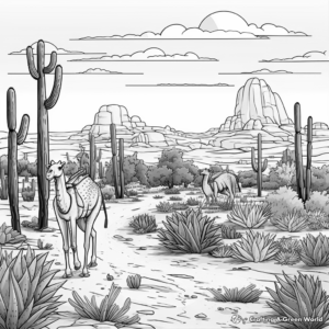 Fascinating Australian Outback Coloring Pages 1