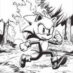 Forest Chase Scene Sonic the Hedgehog Movie Coloring Pages 3
