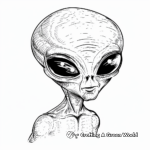 Friendly Extra-Terrestrials Coloring Pages 4