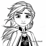 Frozen 2's Gale the Wind Spirit Coloring Pages 3