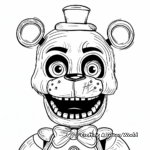Funtime Freddy Fazbear Coloring Pages 3