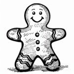 Gingerbread Man Story Characters Coloring Pages 1