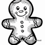 Gingerbread Man Story Characters Coloring Pages 2