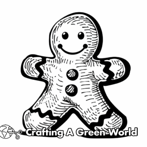 Gingerbread Man Coloring Pages - Free &amp; Printable!