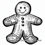 Gingerbread Man Story Characters Coloring Pages 4