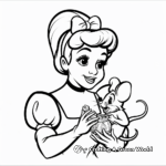 Gus and Jaq: Cinderella's Mouse Friends Coloring Pages 3