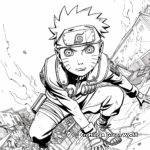 Iconic Scenes from Naruto Shippuden Coloring Pages 2