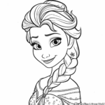 Icy Elsa Coloring Pages 2