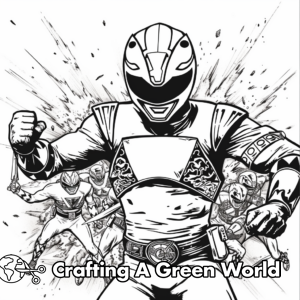 Power Rangers Coloring Pages - Free &amp; Printable!