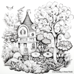Intricate Coloring Pages Inspired by Nature 2