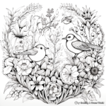 Intricate Coloring Pages Inspired by Nature 3