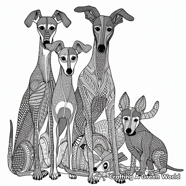 Dog Family Coloring Pages - Free & Printable!