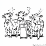 June Dairy Month Coloring Pages 3