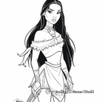 Land of Dreams Pocahontas Coloring Pages 1