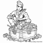 Legendary Fortnite Loot Coloring Pages 3