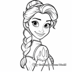 Magical Belle Coloring Page 3